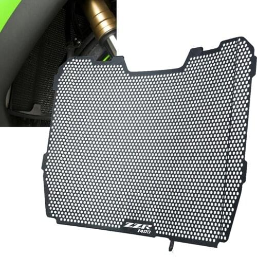 Radiator Grille Guard Cover Protector Motorcycle 14-19 ZZR1400 Aluminum 2014-2020 2015 2016 2017 2018 2019 for Kawasaki ZZR1400