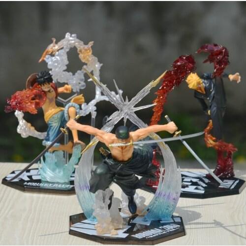 9 Styles Boutique One Piece Anime Roronoa Zoro Luffy Figure Sanji Sabo Portgas D Ace Figurine Collectible Model Toy