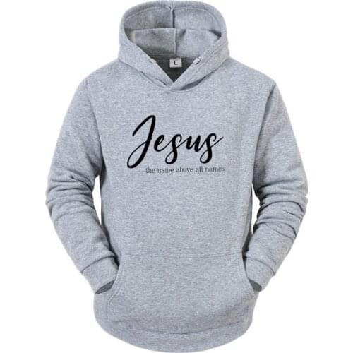 Autumn Hoodie Women Jesus Name Above All Names Long Sleeve Leisure Funny Top Hoodies Fashion Ladies Female Sweatshirt
