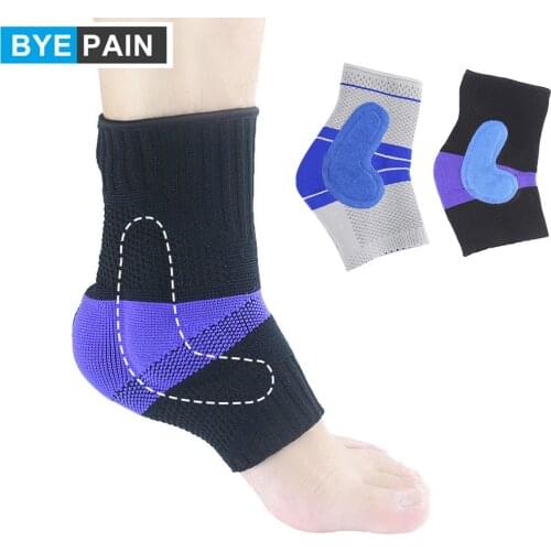 1Pcs BYEPAIN Compression Ankle Brace - Medical Grade Provides Support and Pain Relief for Sprains, Strains, Arthritis