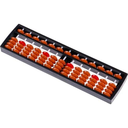 13 Digits Abacus Soroban Beads Column Kid School Learning Aids Tool Math Business Chinese Traditional Abacus Educational Toys