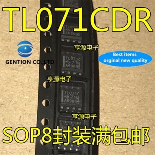 20Pcs TL071CDR TL071 TL071C SOP8 On chip operational amplifier in stock 100% new and original