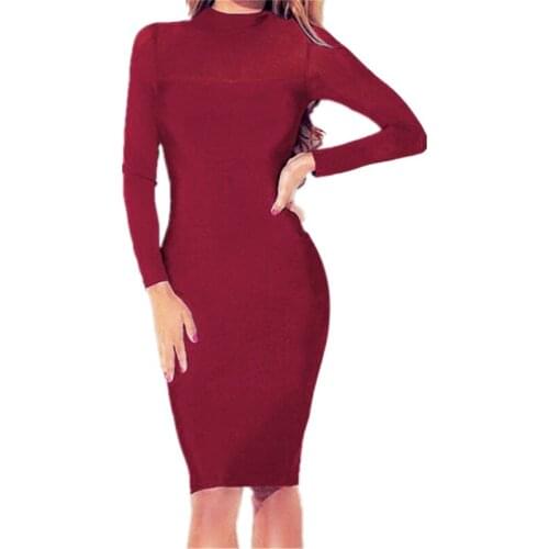 Модные обтягивающие платья BBYES China At AliExpress