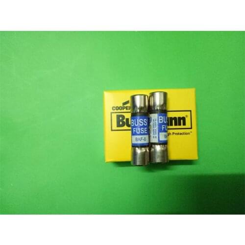 Free shipping 10pcs BAF-8 fuse 10X38 8A BUSSMANN 250V