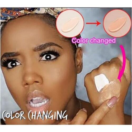 Dropshipping 30ml TLM Color Changing Liquid Foundation Makeup Change To Your Skin Tone By Just Blending