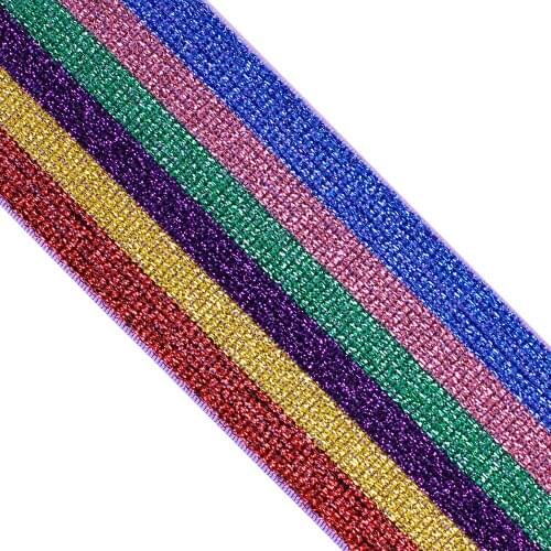 20yards 4.8cm Width Elastic Stretch Ribbon Webbing Lace Trim Tape Belts for Clothes Bag Decorated Craft Sewing Accessories T2715