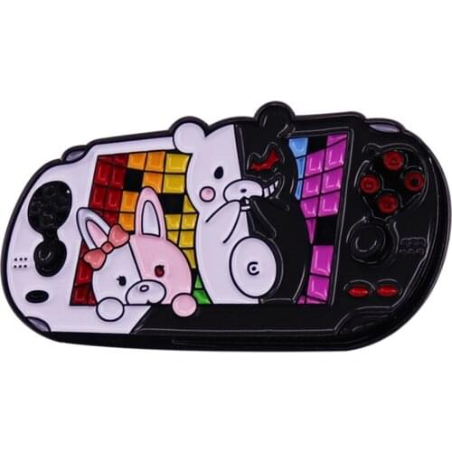 Danganronpa V3 Monokuma Enamel Pins and Brooches for Women Men Lapel Pin Backpack Bags Hat Badge Gifts Metal Figure