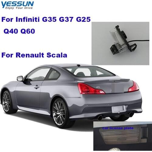 Yessun Car Rear View Camera For Infiniti G35 G37 G25 Q40 Q60 For Renault Scala car license plate camera/parking camera
