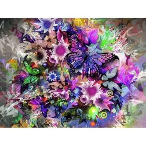 LaoJieYuan DIY diamond painting butterfly handmade crystal embroidery artcraft supplies home decoration diamond painting 5d diy