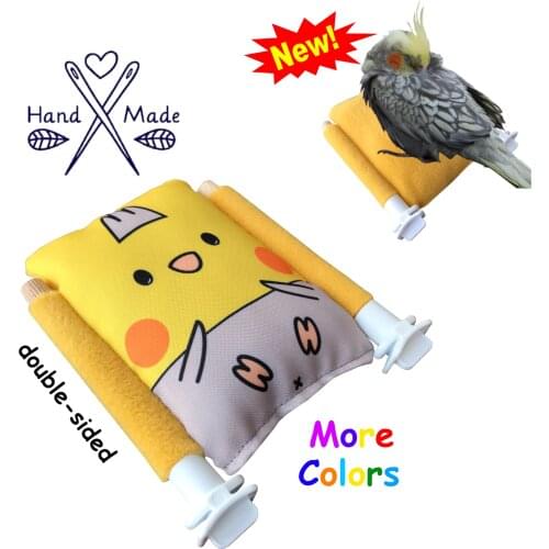 Bird Snuggle Perch Bed, Sleepy Hut, Parrot Bird Pillow, Bird Bedding, Parakeet Plush Bed Cave Cage Cozy Cushion
