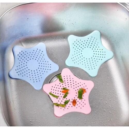 Top Selling Silicone Kitchen Sink Filter Sewer Drain Hair Bathtub Catcher Stopper Colanders Strainers Bathroom Kitchen Sink Clea