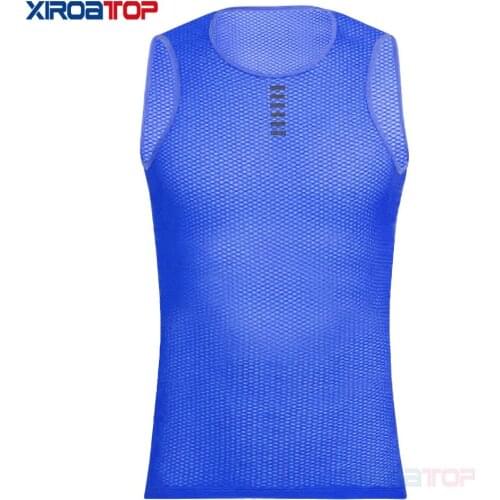 New hot sale 2020 Cool Mesh Super light Underwear Vest Cycling Base Layer Bicycle Sleeveless Shirt Highly Breathable Bike Jersey
