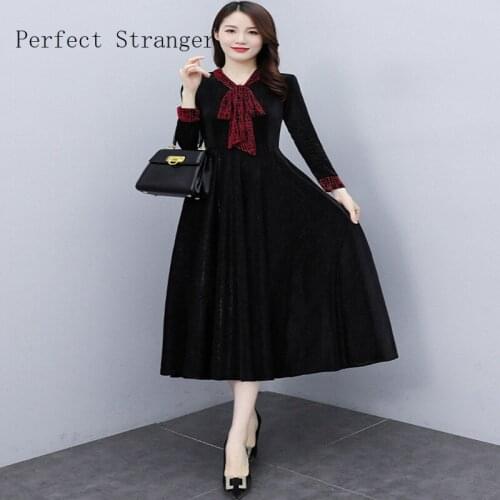 2021 Autumn New Arrival S-4XL Korean Square Collar Flower Jacquard Weave Long Sleeve Woman Chiffon Long Dress
