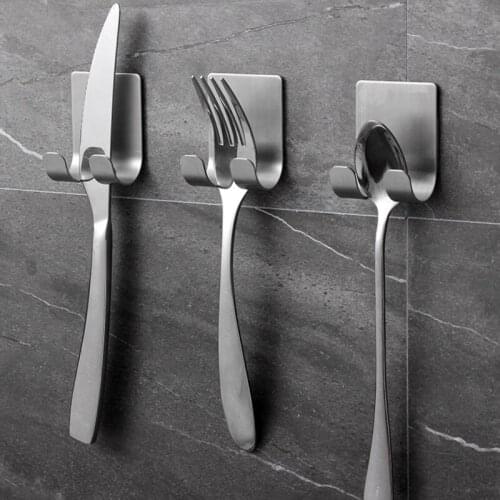 Shaver Rack Shelf Free Perforation Stainless Steel Foot Wall Sticker Non-marking Finishing Rack Plug Hook Bathroom Storage