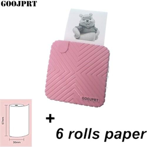 Mini thermal photo printer portable for picture printing