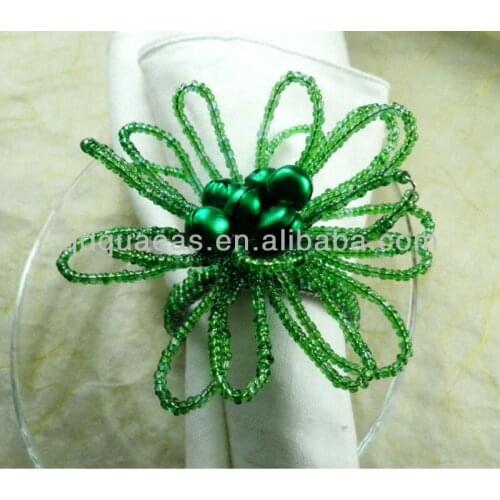 Aliexpress sold beaded wedding napkin ring