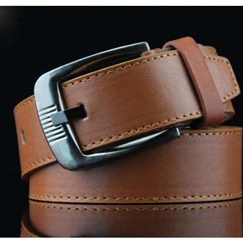 Mens New Fashion Casual Pin Buckle Belt Designer Trend Leather Cummerbunds All-Match Jeans Dress Pants Accessories Waistband