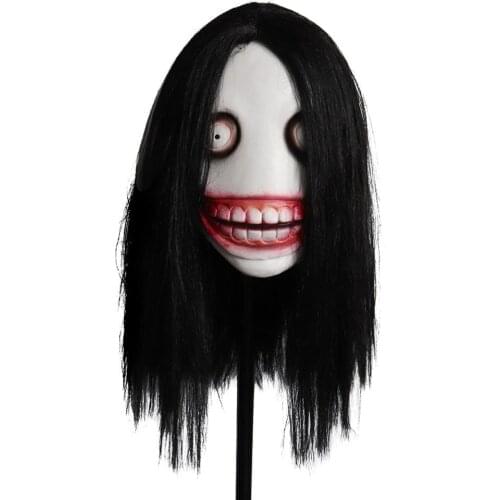 Game Jeff The Killer Mask Halloween Scary Go to Sleep Mask Cosplay Props Adult Killer Decorative Halloween Mask