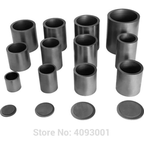 High Purity Graphite Melting Crucible With Cover Gold Silver Copper Melting Cup Jewelry Tools