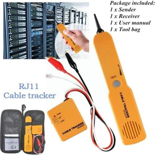 1 Set Professional Cable Finder Tone Generator Probe Tools Tracer Electrical Wire Network Tracker Fastship Tester Instrumen F3W4