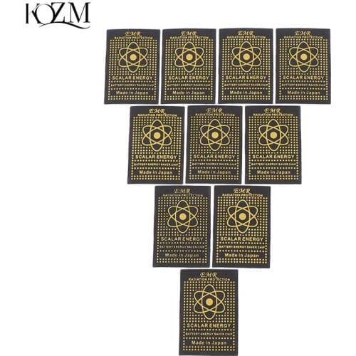 10pcs EMR Scalar Energy Phone Sticker Anti Radiation Chip Shield Keep Health