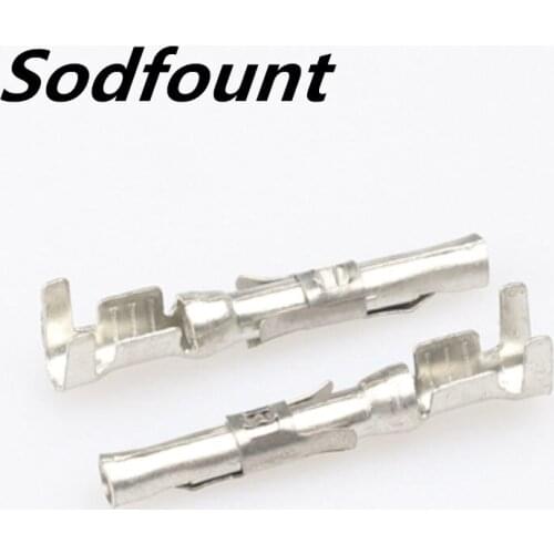 100pcs H62 brass tinned 1.5mm male automotive terminal,connector terminal crimping terminal DJ221-1.5B