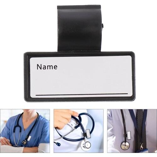 12pcs Stethoscope Name Cards Practical Name Tags ID Labels Useful Convenient Marking Labels Name Cards Name Marking Labels