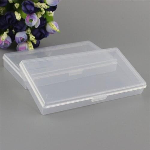 3pc 14.7*7.8*2cm PP Transparent Plastic Storage Box for Board Games Card Boxes Accessories Organizer Portable Case