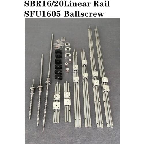 6 SBR sets 3 ballscrews 3 BK/BF12 +3 couplers + 2 Drag Chains