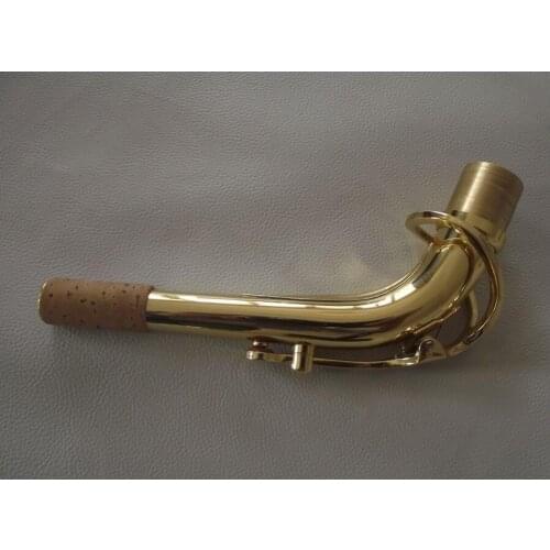 Alto saxophone neck gold lacquer head joint =23.5mm
