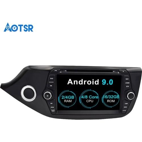 Aotsr Android 9.0 GPS navigation Car DVD Player For KIA CEED 2013-2016 multimedia 2 din radio recorder wifi 4GB+32GB 2GB+16GB
