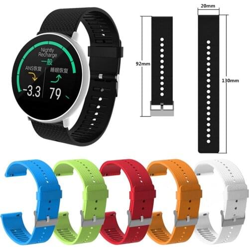 20mm Silicone Watch Band Bracelet for Polar Ignite Smartwatch Accessories Watch Strap Wristband