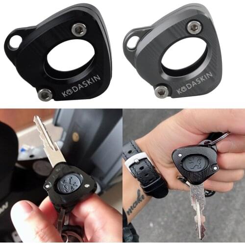 Motorcycle Key Cover Case Key Shell Aluminum Alloy For Peugeot QP125T-2 SF3 SF4 Django QP150T-C