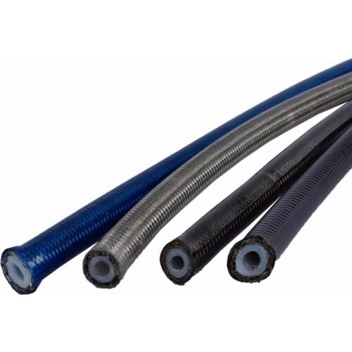 Length 5m AN3 Braided Stainless Steel 3AN AN3 AN-3 Brake Hose PTEF Hydraulic Brake Fuel Line Hose Oil Line Oil Cooler Hose Pipe