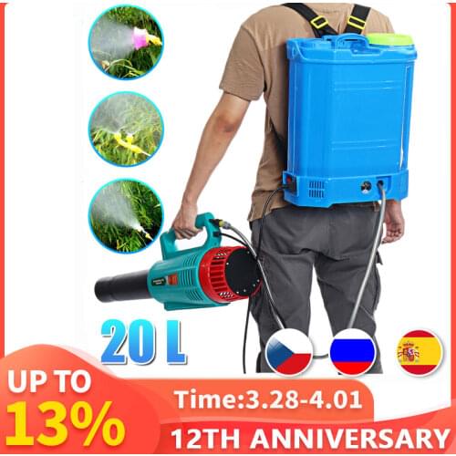 20L Electric Sprayer Intelligent Agricultural Pesticide Dispenser Garden Equipment 220V Rechargeable Lead acid battery