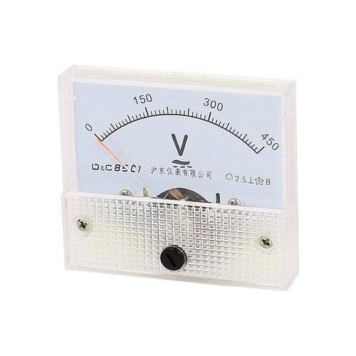 Measurement Tool Analog Panel Voltmeter Volt Meter AC 0-450V Measuring Range