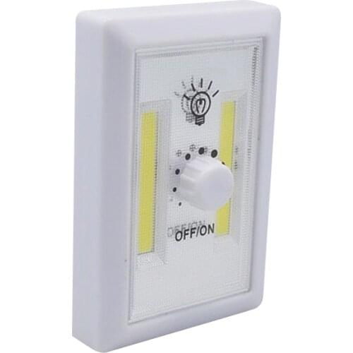 Magnetic LED Switch Cordless Lamp Wall Night Lights Battery Operated Garage Closet Brightness Adjustable For Cabinet Garage Home