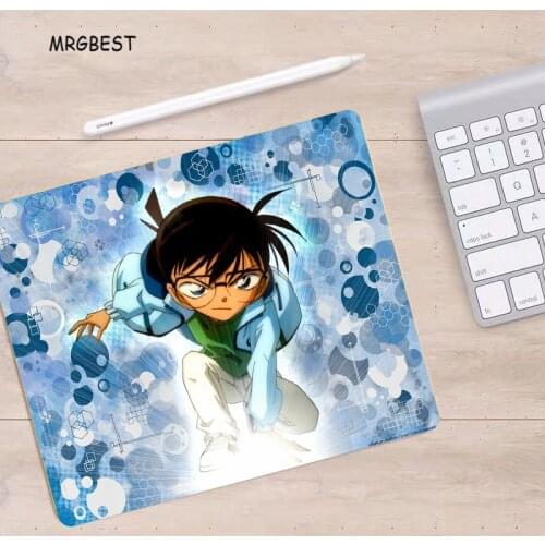 MRGBEST Japan Anime Conan Small Mouse Pad with High-end Nature Rubber Pads Notebook PC Mause Mat Game Accessories Desktop Pad