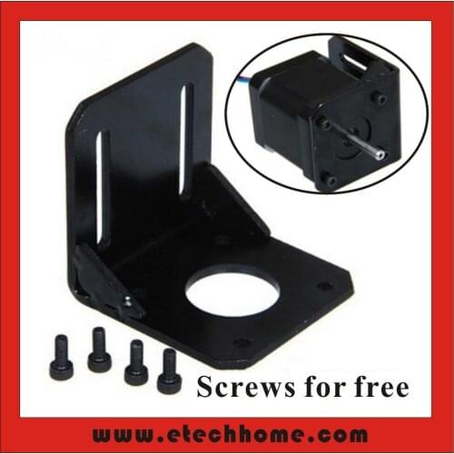 10pcs/Lot Nema17 Mounting Bracket Screws Offered Free NEMA17 Stepper Servo Motor Bracket Mount Seat Support Holder