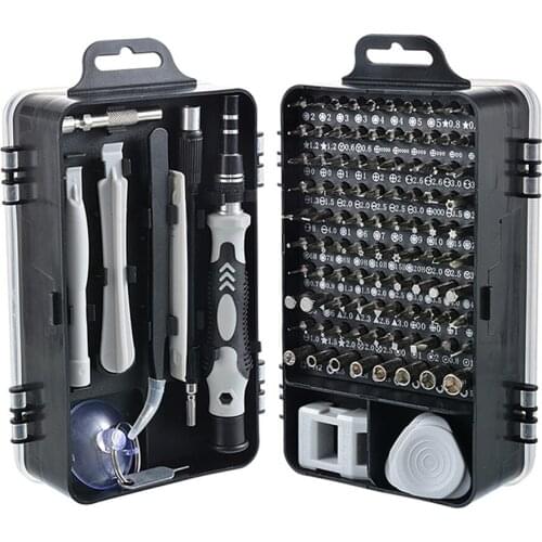 Screwdriver Kit Precision Screwdriver Set 115 in 1 Repair Tools with Carry Case for Laptops Phone Watch