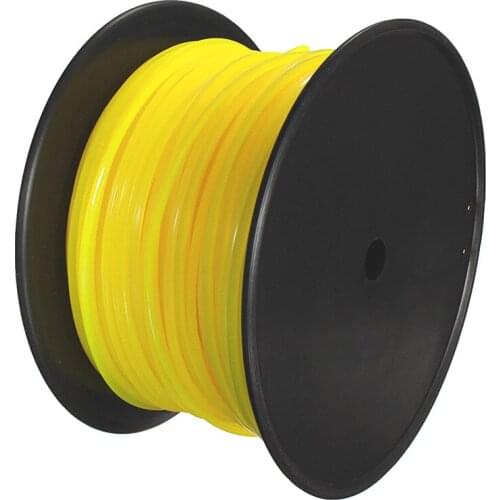 100m 3mm Yellow Square Wire Cord Nylon for STIHL Strimmer Trimmer Head Mower Universal Strimmer Square Wire