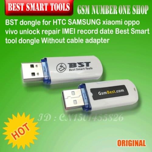 2018 new BST dongle for HTC SAMSUNG xiaomi oppo vivo unlock repair IMEI record date Best Smart tool dongle Without cable adapter