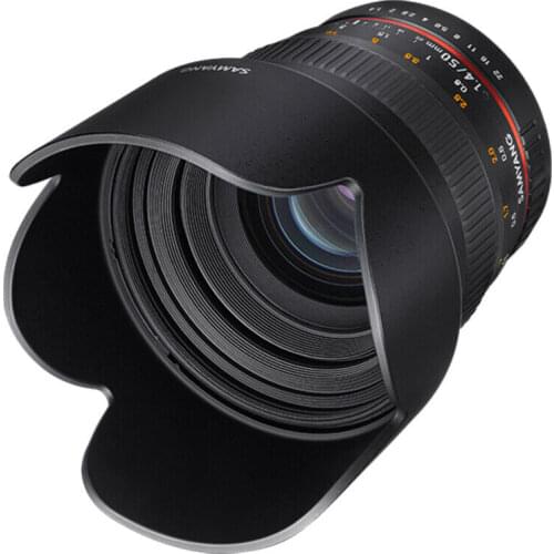 Samyang 50mm F1.4 AS UMC Full Frame Standard Lens for Sony Canon Nikon M4/3 Pentax K ,Black Color