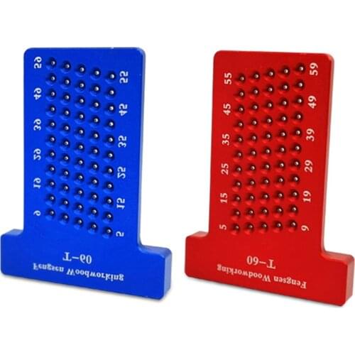 T60 Woodworking Scriber Mark Line Wood Gauge T-type Ruler Carpenter Measurer Simple Operation and High Precision Feature
