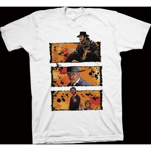 For A Few Dollars More T-Shirt Sergio Leone, Clint Eastwood, Lee Van Cleef, Film 2019 New Brand Special Print Photo T Shirts