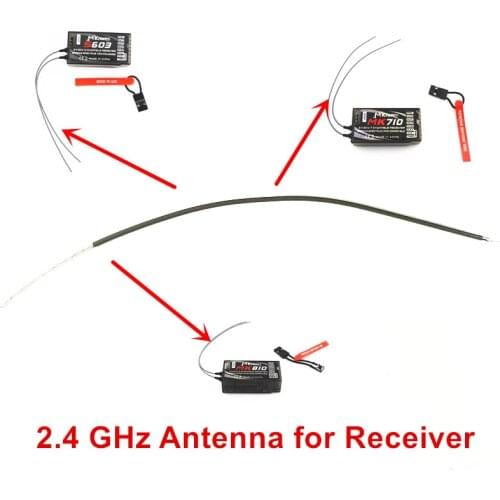 2.4GHz Receiver Antenna Port For S603 MK710 MK810 FRSKY JR SPEKTRUM FLYSKY Drone Remote Control Receiver Antennas