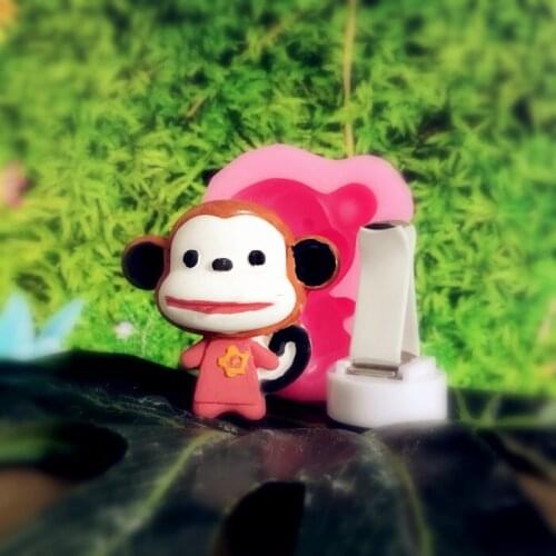 C1120 silicone aroma plaster mold Small monkey car outlet die mold cake decoration diy
