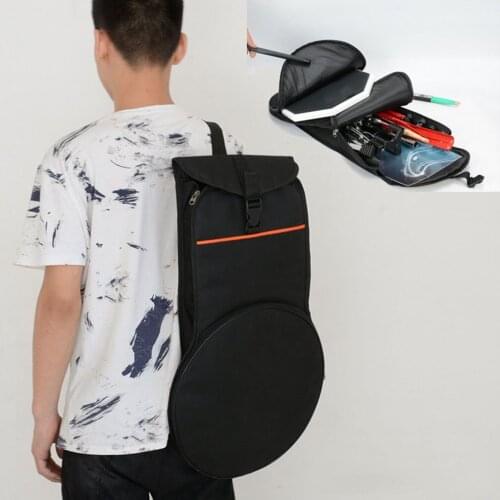 Black Thick Oxford Cloth Dumb Drum Bag Portable Snare Drum Stick Stick Sheet Music Practice Pad Percussion Accessories