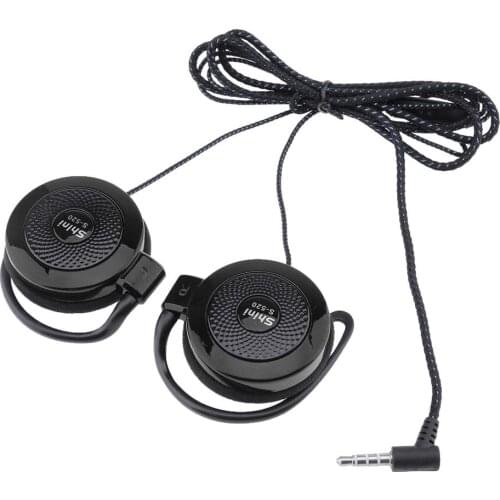 For Shini s-520 3.5mm Stereo Mp4 Ear-Hook Game Sports Mobile Phone Universal Headset Ear Hook Headsets Wire Sports Earphones