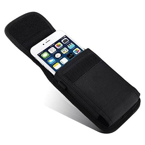 FSSOBOTLUN,For Vernee Thor Holster 5.0 inch,Nylon Pouch With Hook Carabiner Belt Loop Cover For Vernee Thor E/Vernee M5